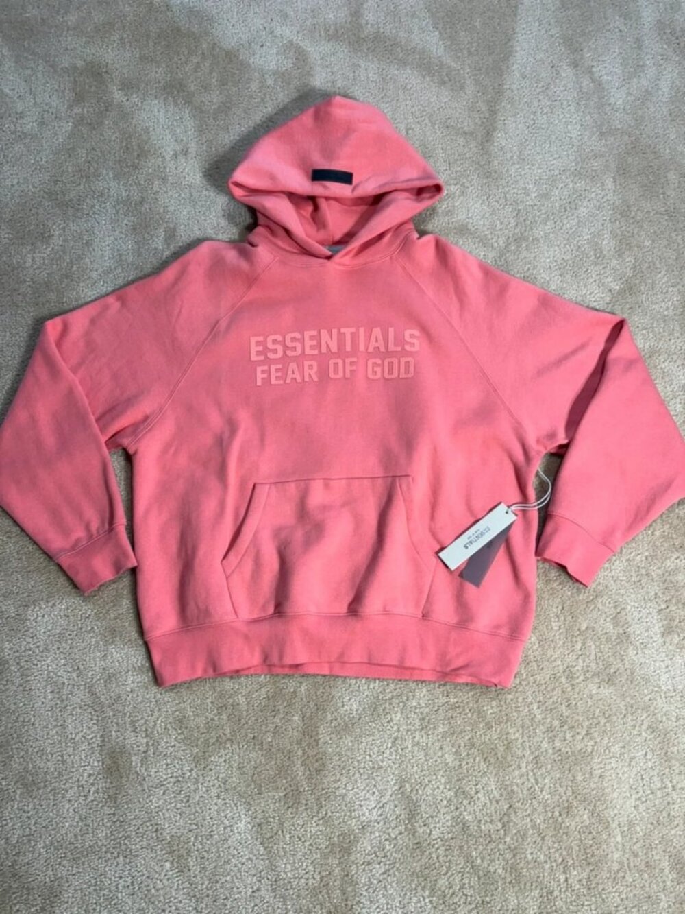 Fear of God Essentials Coral Sweat Suit Set Size M
